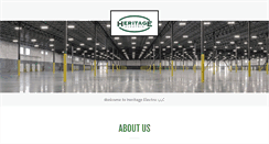 Desktop Screenshot of heritage-electric.com